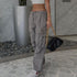 Women's Fashion Low Waist Loose Waist Straight Jeans - ROUTINE FASHION